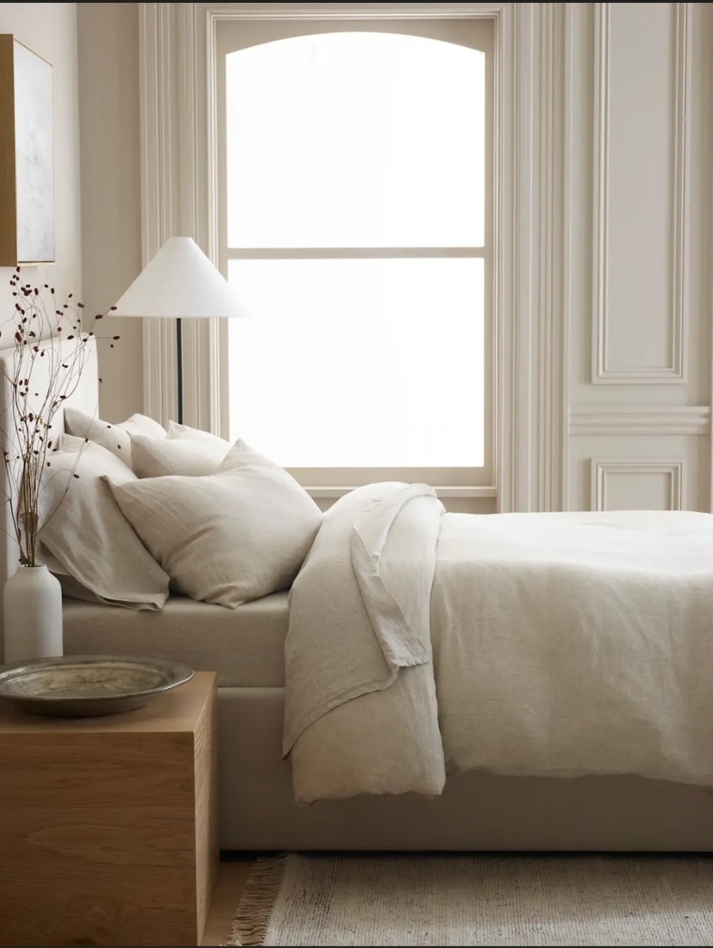 Quince Linen Duvet Cover Set King Cal King Natural Chambray w 2 Shams NWT - Picture 3 of 8